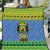 Gabon Christmas Quilt Coat Of Arms Joyeux Noel - Wonder Print Shop