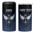 Personalised Egyptian Ankh 4 in 1 Can Cooler Tumbler Egypt Hieroglyphs Pattern