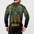 Egypt Anubis Button Sweatshirt Golden Ancient Egypt Pattern