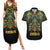 Egypt Anubis Couples Matching Summer Maxi Dress and Hawaiian Shirt Golden Ancient Egypt Pattern