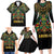 Egypt Anubis Family Matching Long Sleeve Bodycon Dress and Hawaiian Shirt Golden Ancient Egypt Pattern