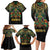 Egypt Anubis Family Matching Long Sleeve Bodycon Dress and Hawaiian Shirt Golden Ancient Egypt Pattern