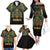 Egypt Anubis Family Matching Off The Shoulder Long Sleeve Dress and Hawaiian Shirt Golden Ancient Egypt Pattern