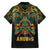 Egypt Anubis Family Matching Off The Shoulder Long Sleeve Dress and Hawaiian Shirt Golden Ancient Egypt Pattern