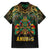 Egypt Anubis Family Matching Off Shoulder Short Dress and Hawaiian Shirt Golden Ancient Egypt Pattern