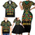 Egypt Anubis Family Matching Short Sleeve Bodycon Dress and Hawaiian Shirt Golden Ancient Egypt Pattern