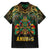 Egypt Anubis Family Matching Short Sleeve Bodycon Dress and Hawaiian Shirt Golden Ancient Egypt Pattern