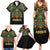 Egypt Anubis Family Matching Summer Maxi Dress and Hawaiian Shirt Golden Ancient Egypt Pattern