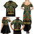 Egypt Anubis Family Matching Summer Maxi Dress and Hawaiian Shirt Golden Ancient Egypt Pattern