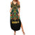 Egypt Anubis Family Matching Summer Maxi Dress and Hawaiian Shirt Golden Ancient Egypt Pattern