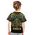 Egypt Anubis Kid T Shirt Golden Ancient Egypt Pattern