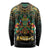 Egypt Anubis Long Sleeve Shirt Golden Ancient Egypt Pattern