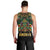 Egypt Anubis Men Tank Top Golden Ancient Egypt Pattern