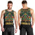 Egypt Anubis Men Tank Top Golden Ancient Egypt Pattern