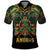 Egypt Anubis Polo Shirt Golden Ancient Egypt Pattern