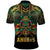 Egypt Anubis Polo Shirt Golden Ancient Egypt Pattern