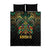 Egypt Anubis Quilt Bed Set Golden Ancient Egypt Pattern