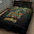 Egypt Anubis Quilt Bed Set Golden Ancient Egypt Pattern