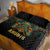 Egypt Anubis Quilt Bed Set Golden Ancient Egypt Pattern