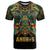 Egypt Anubis T Shirt Golden Ancient Egypt Pattern