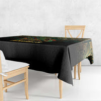 Egypt Anubis Tablecloth Golden Ancient Egypt Pattern