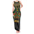 Egypt Anubis Tank Maxi Dress Golden Ancient Egypt Pattern