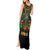 Egypt Anubis Tank Maxi Dress Golden Ancient Egypt Pattern