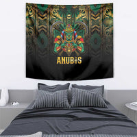 Egypt Anubis Tapestry Golden Ancient Egypt Pattern