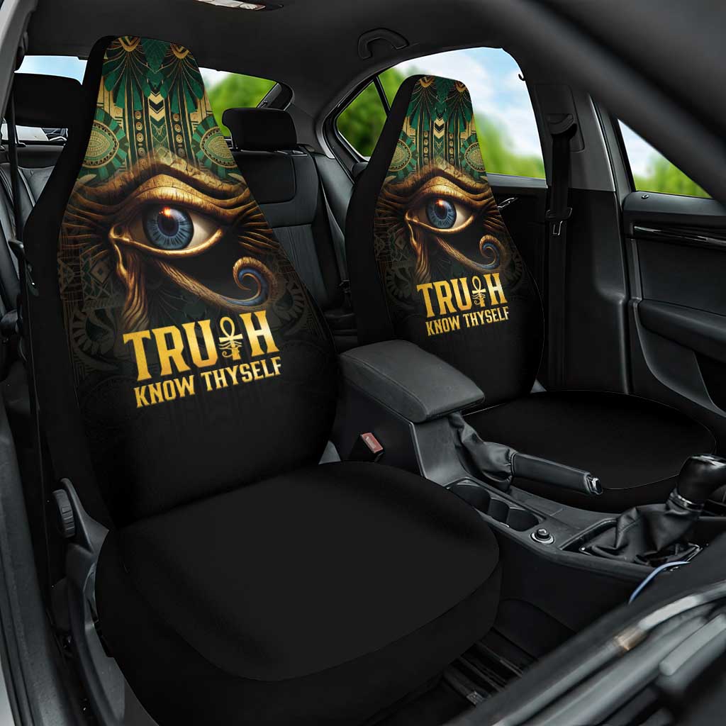 Egypt Eye of Horus Car Seat Cover Truth Know Thyself