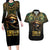 Egypt Eye of Horus Couples Matching Long Sleeve Bodycon Dress and Hawaiian Shirt Truth Know Thyself