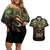 Egypt Eye of Horus Couples Matching Off Shoulder Short Dress and Hawaiian Shirt Truth Know Thyself