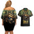 Egypt Eye of Horus Couples Matching Off Shoulder Short Dress and Hawaiian Shirt Truth Know Thyself