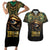 Egypt Eye of Horus Couples Matching Short Sleeve Bodycon Dress and Hawaiian Shirt Truth Know Thyself