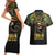 Egypt Eye of Horus Couples Matching Short Sleeve Bodycon Dress and Hawaiian Shirt Truth Know Thyself