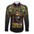 Egypt Eye of Horus Family Matching Off The Shoulder Long Sleeve Dress and Hawaiian Shirt Truth Know Thyself