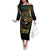 Egypt Eye of Horus Family Matching Off The Shoulder Long Sleeve Dress and Hawaiian Shirt Truth Know Thyself