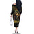 Egypt Eye of Horus Family Matching Off The Shoulder Long Sleeve Dress and Hawaiian Shirt Truth Know Thyself