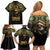 Egypt Eye of Horus Family Matching Off Shoulder Short Dress and Hawaiian Shirt Truth Know Thyself