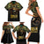 Egypt Eye of Horus Family Matching Short Sleeve Bodycon Dress and Hawaiian Shirt Truth Know Thyself