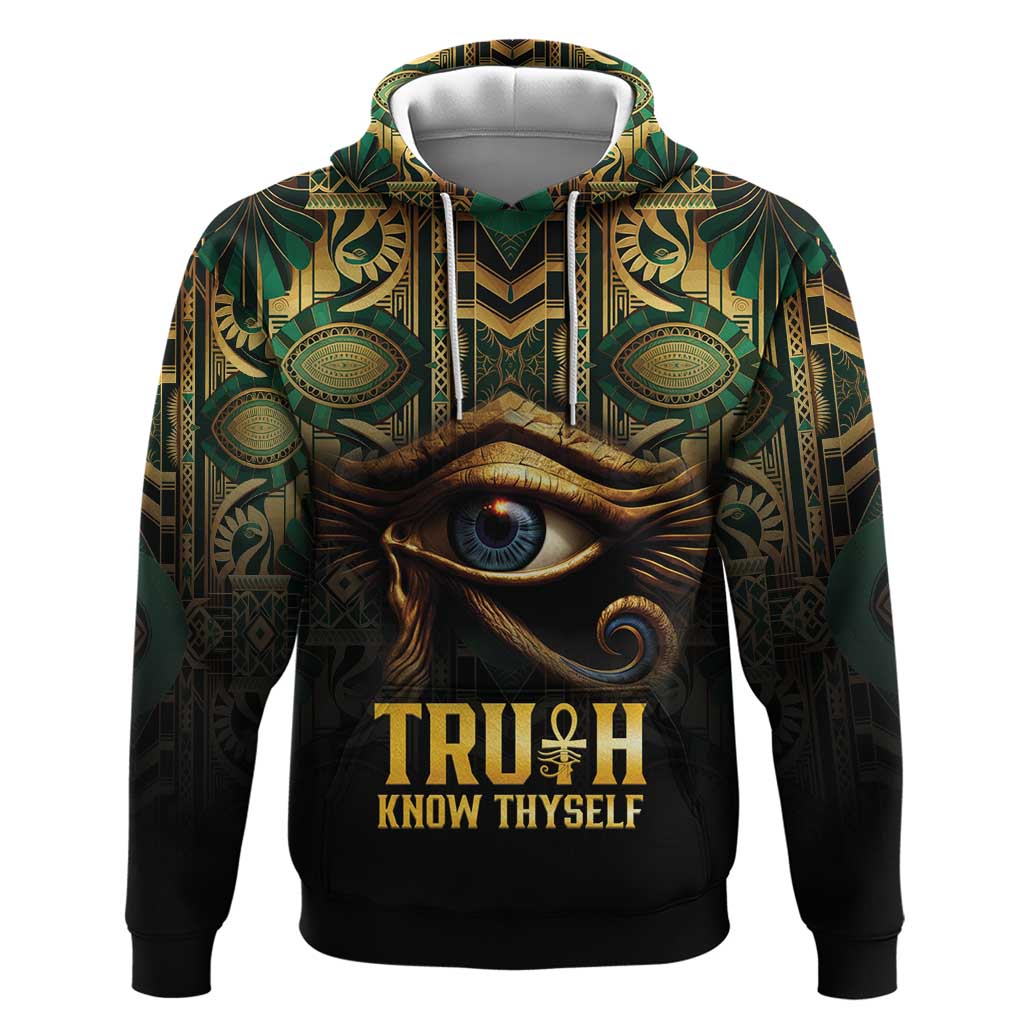 Egypt Eye of Horus Hoodie Truth Know Thyself