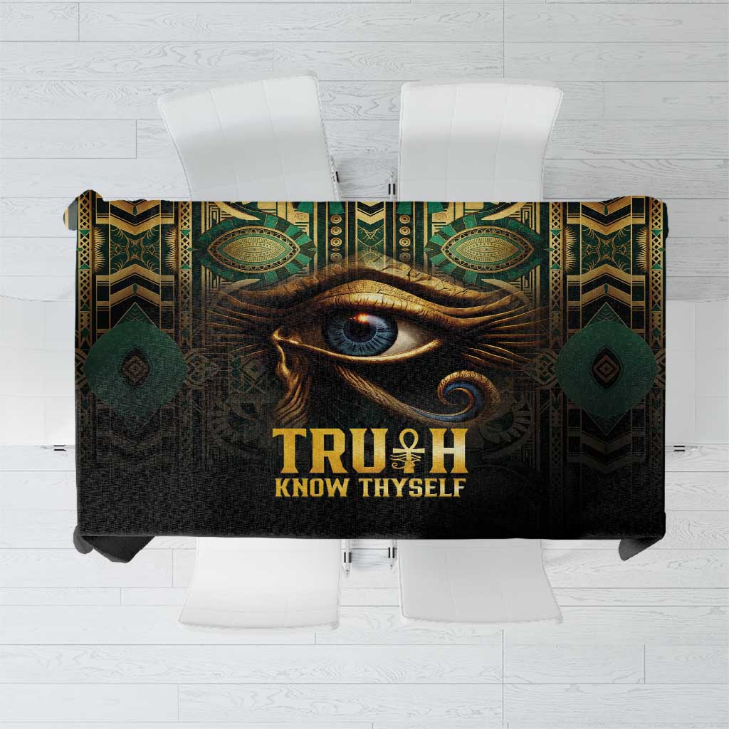 Egypt Eye of Horus Tablecloth Truth Know Thyself