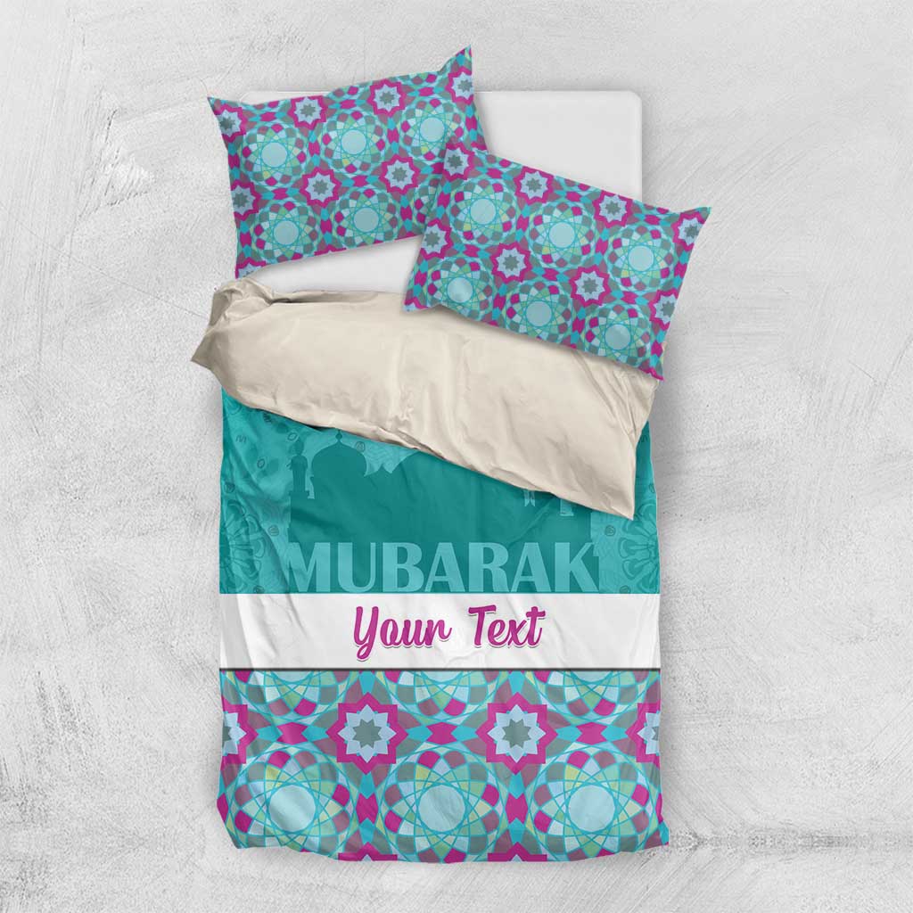 Personalised Eid Mubarak Bedding Set Eid al-Fitr