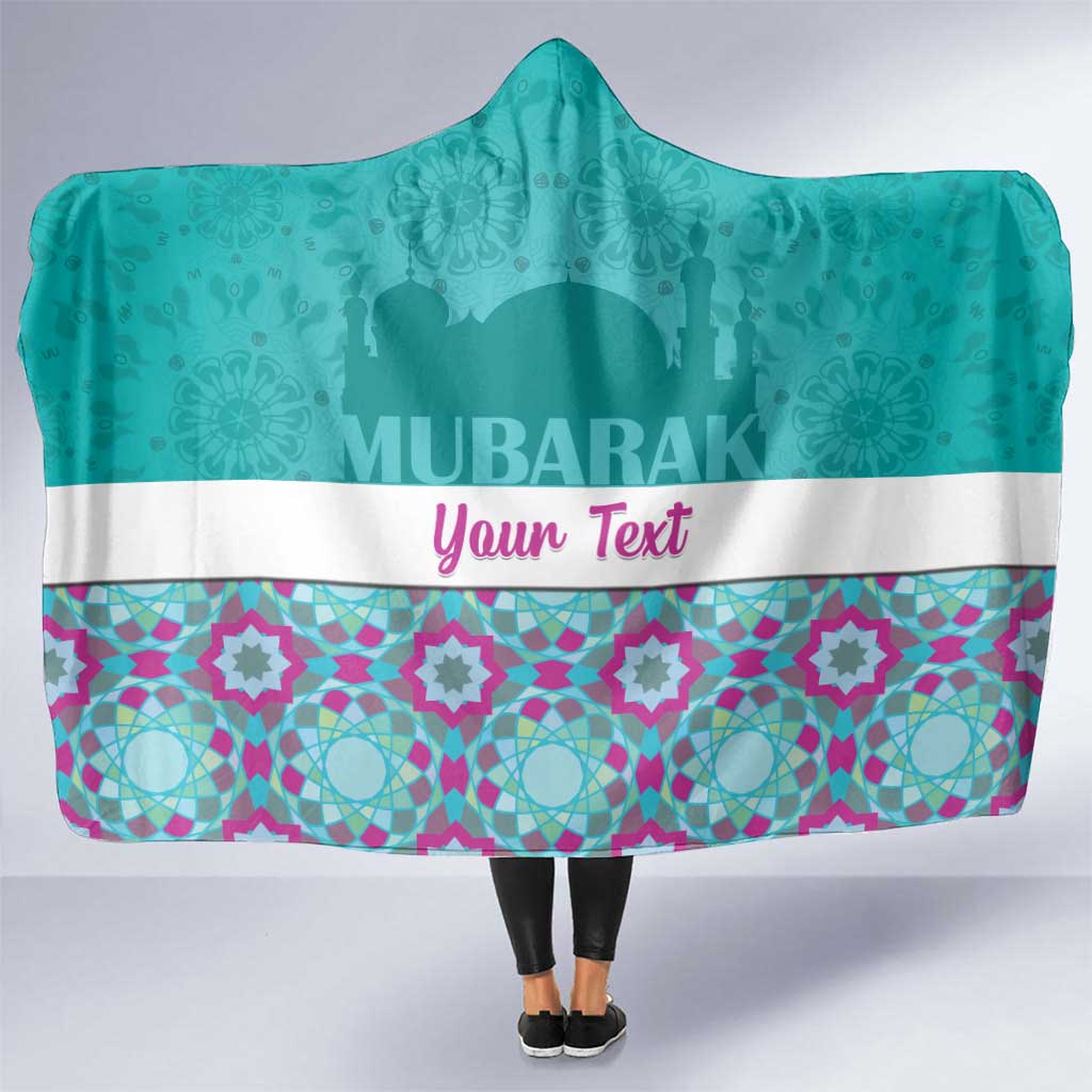 Personalised Eid Mubarak Hooded Blanket Eid al-Fitr