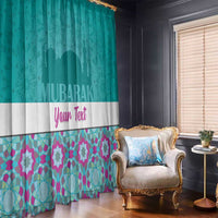 Personalised Eid Mubarak Window Curtain Eid al-Fitr