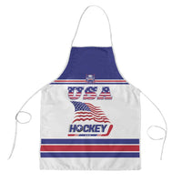 USA Ice Hockey Apron Old Glory On Ice