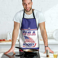 USA Ice Hockey Apron Old Glory On Ice