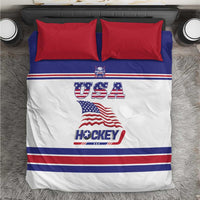 USA Ice Hockey Bedding Set Old Glory On Ice