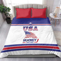 USA Ice Hockey Bedding Set Old Glory On Ice