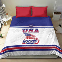 USA Ice Hockey Bedding Set Old Glory On Ice