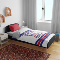 USA Ice Hockey Bedding Set Old Glory On Ice